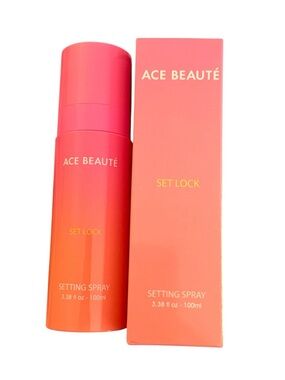 BNIB ACE BEAUTE Set Lock Setting Spr@y 3.38 fl oz 100 mL